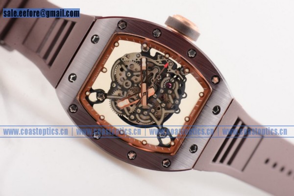 Richard Mille RM 055 Bubba Watson Watch Best Replica Ceramic/Rose Gold RM 055